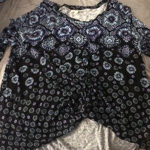 Long sleeve patterned shirt